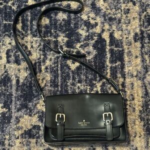 Kate Spade Black Leather Shoulder Bag